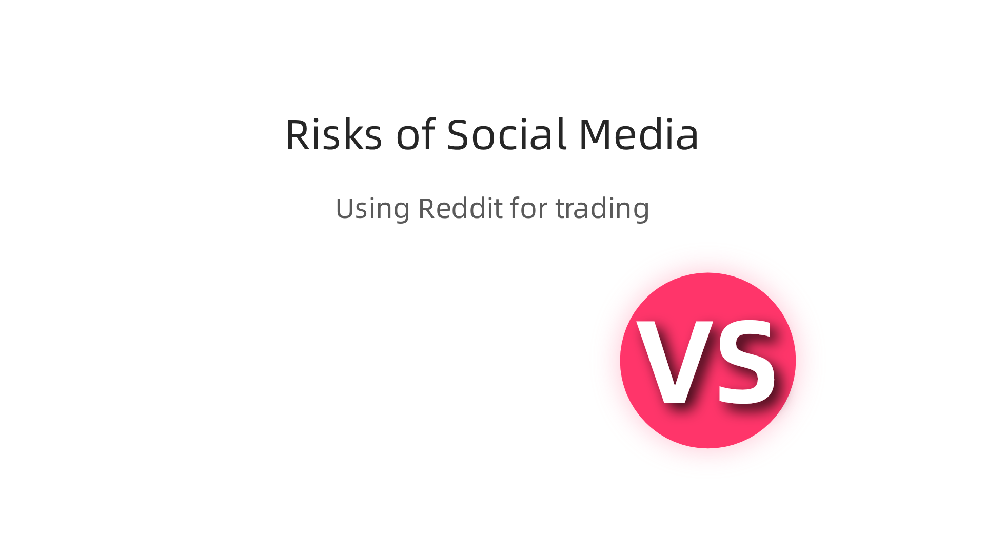 An infographic detailing the significant limitations and risks associated with using social media for trading decisions.
