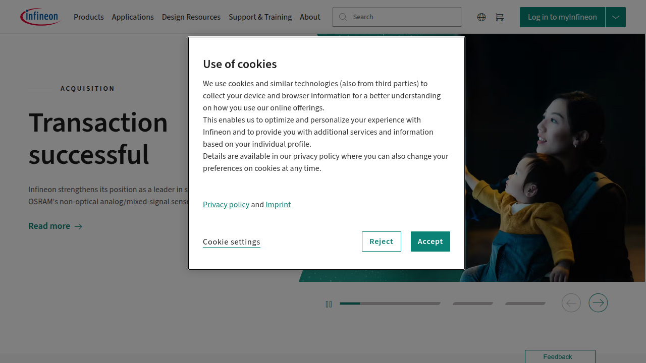 Explore Infineon's official website for more details on their global leadership in semiconductors.