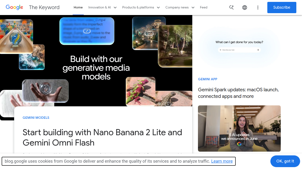 A screenshot of a Google corporate news page or blog, highlighting the significant growth and financial performance of Google Cloud.