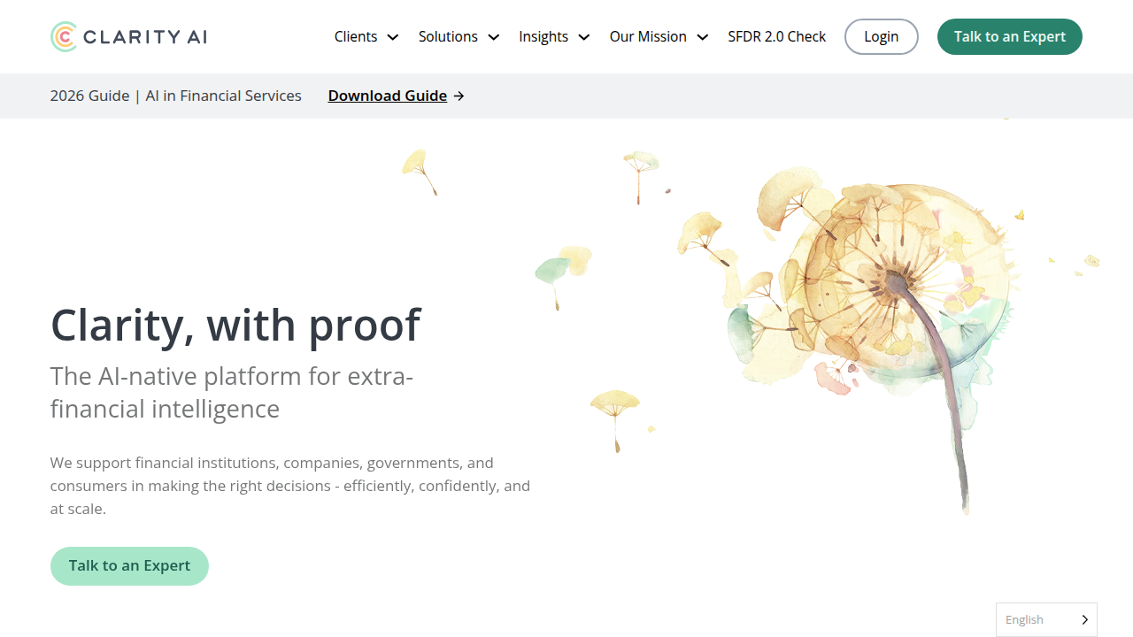 Clarity AI's platform, dedicated to helping companies identify and mitigate biases in AI systems for fairer outcomes.