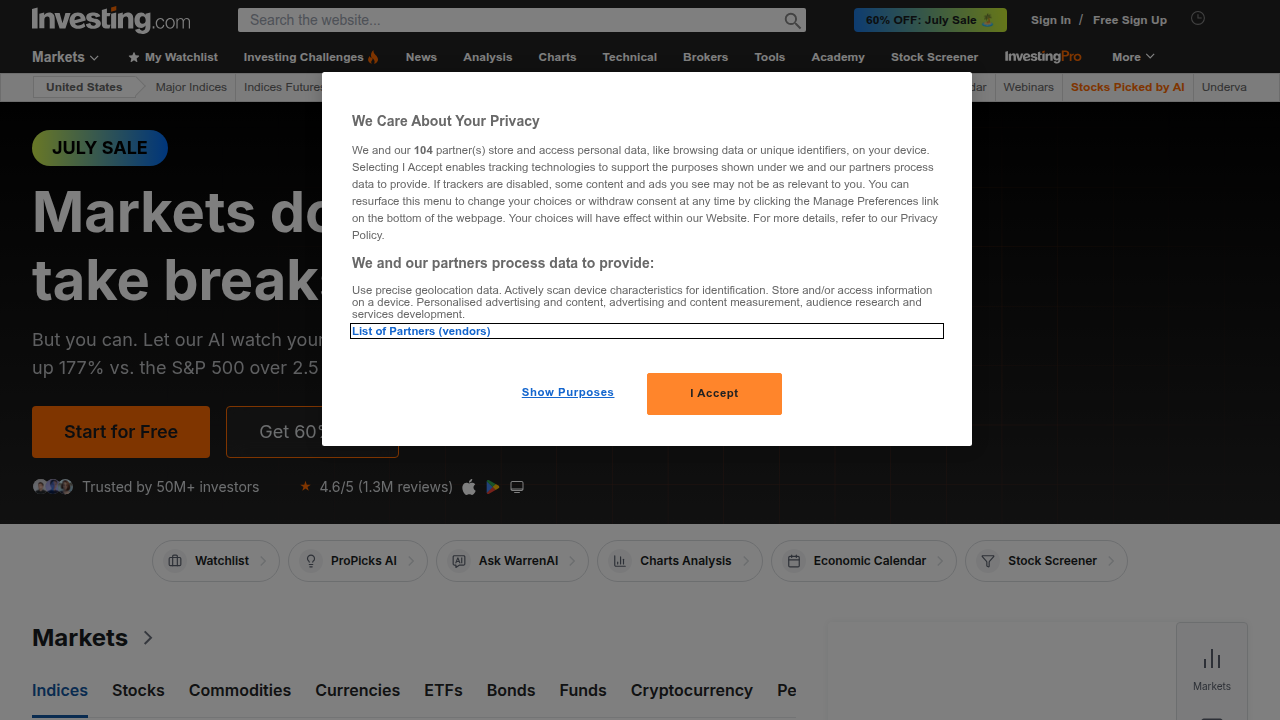 A screenshot of Investing.com showcasing a news article about Nu Holdings' strategic partnerships.