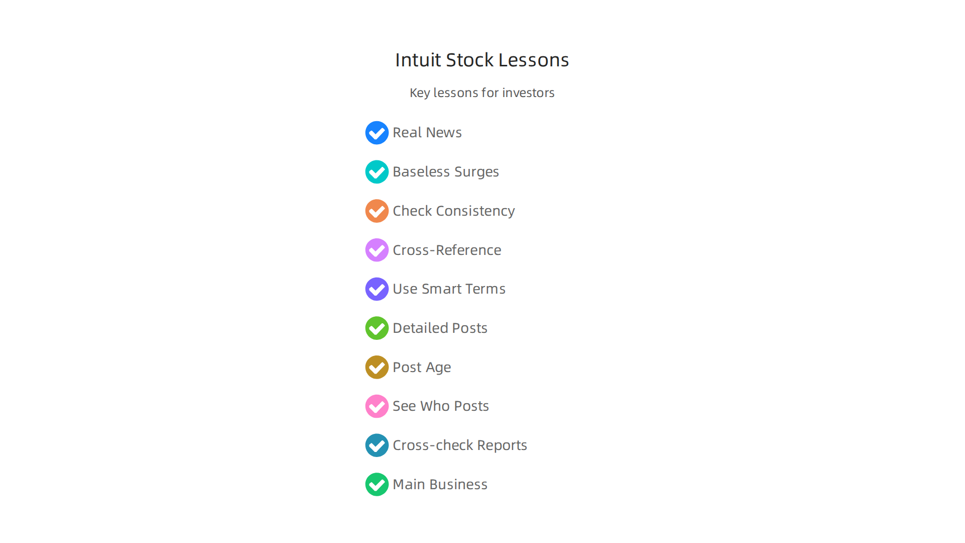 Key lessons for investors watching Intuit stock discussions on Reddit, derived from past Reddit-driven stock events.
